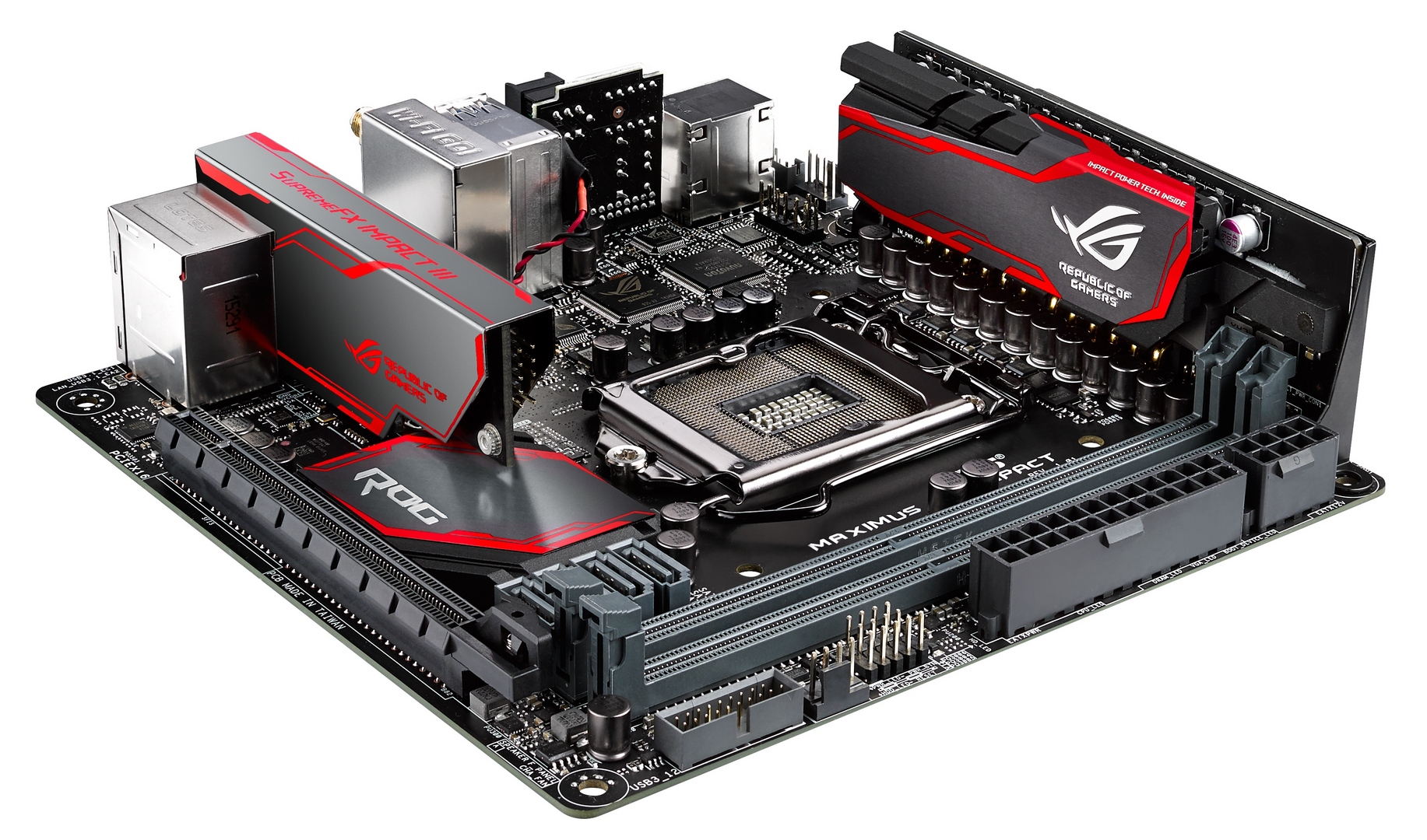 The ASUS Maximus VIII Impact Z170 ROG Mini-ITX Motherboard Review